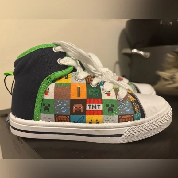 Minecraft boys high top sneakers - Picture 1 of 5